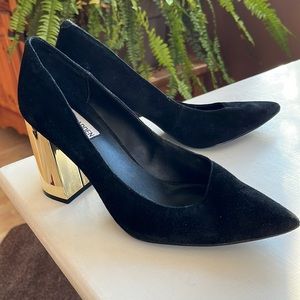 Steve Madden Black Block Heels